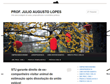 Tablet Screenshot of julio.adv.br